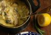 Fischsuppe mit Reis