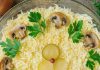 Tavuk ve mantarlı Tsarskiy salatası - lezzetli ve orijinal bir tarif