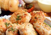 Oven Chicken and Cabbage Cutlets